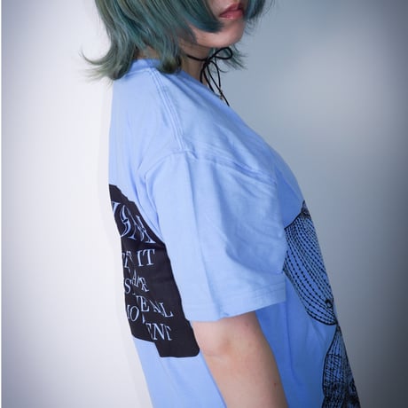 【AFYF ON GILDAN社】 RAINBOW BEAR T SHIRT [CAROLINA BLUE]