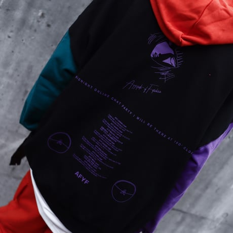 【AFYF】VANDALISMQUAD PULL PARKA [HOOD ORG］