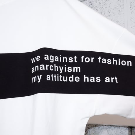 【AFYF】 PREMIUM T SHIRT [WHT AGAINST RED]