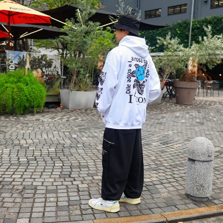 【AFYF ON GILDAN社】 SOUVENIR HOODED SW3 [WHITE-ROSE]