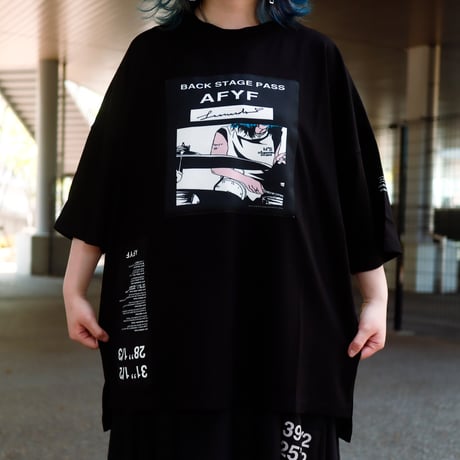 【AFYF】 KMN LIKE HUMAN PREMIUM T SHIRT [BK-DRUM]