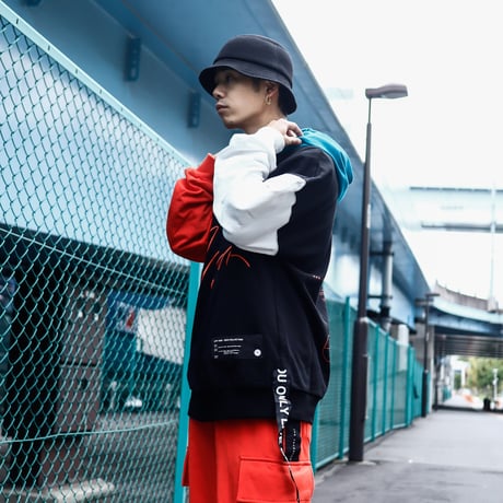【AFYF】VANDALISMQUAD PULL PARKA [HOOD BLUE］