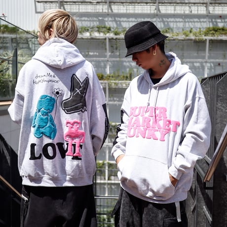 【AFYF ON GILDAN社】 SOUVENIR HOODED SW2 [ASH-3STAR]