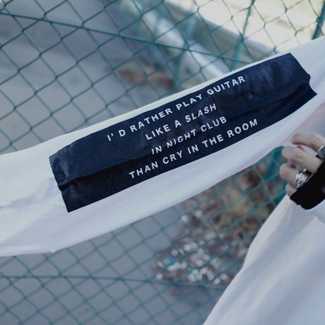 【AFYF ON GILDAN社】SOUVENIR LS T SHIRT2 [WHITE-3STAR]