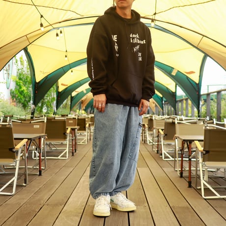 【AFYF ON GILDAN社】 SOUVENIR HOODED SW3 [BLACK-DRUM BEAR]