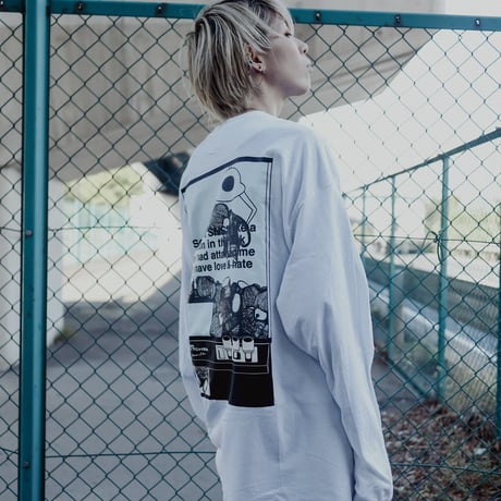 【AFYF ON GILDAN社】SOUVENIR LS T SHIRT2 [WHITE-UFOCATCHER]