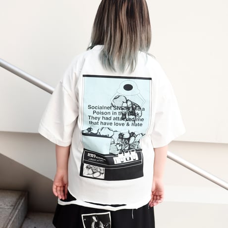 【AFYF】 CRAFTABLE DAMAGE TSHIRT [WH-UFOCATC]