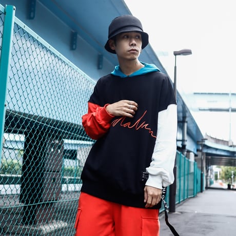【AFYF】VANDALISMQUAD PULL PARKA [HOOD BLUE］