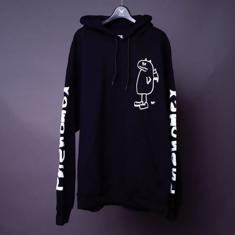 【AFYF ON GILDAN社】 SOUVENIR HOODED SW3 [BLACK-PHENOME]