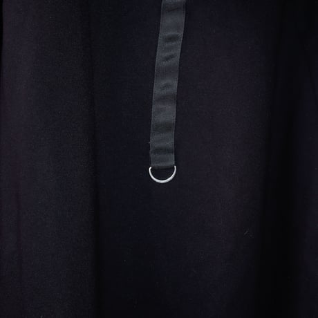 【AFYF】OFF TURTLE PONCHO [PONT BLK］