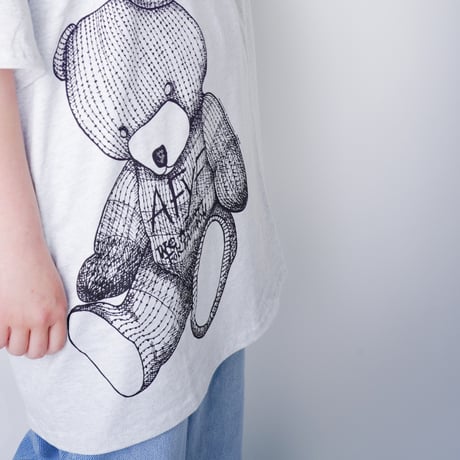 【AFYF】GILDAN® Premium Cotton 5.3oz Short Sleeve T-Shirt RAINBOW BEAR T SHIRT [ASH]