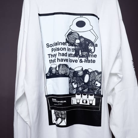 【AFYF ON GILDAN社】SOUVENIR LS T SHIRT2 [WHITE-UFOCATCHER]
