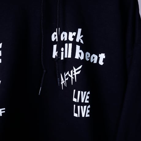 【AFYF ON GILDAN社】 SOUVENIR HOODED SW3 [BLACK-DRUM BEAR]
