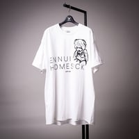 【AFYF ON GILDAN社】 ENNUI BEAR T SHIRT [ENNUI WHT]