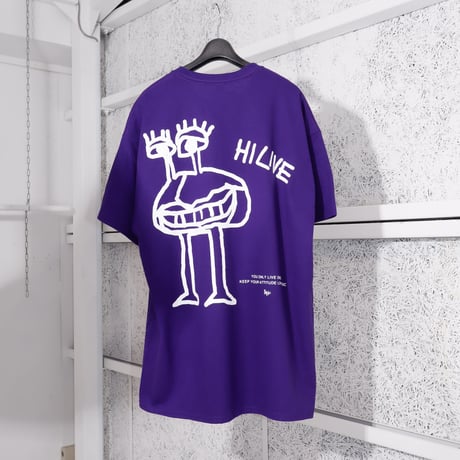 【AFYF ON GILDAN社】 SOUVENIR T SHIRT2 MONSTER [PURPLE]