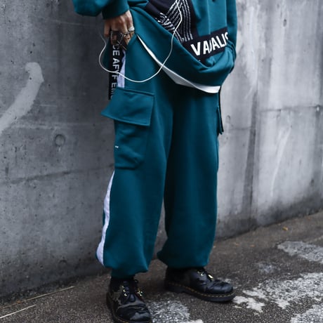 【AFYF】VANDALISMBALOON SWEAT PANT [DK GREEN]