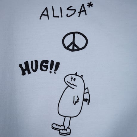 【AFYF ON GILDAN社】 SOUVENIR HOODED SW3 [WHITE-ALISA FLOWER]