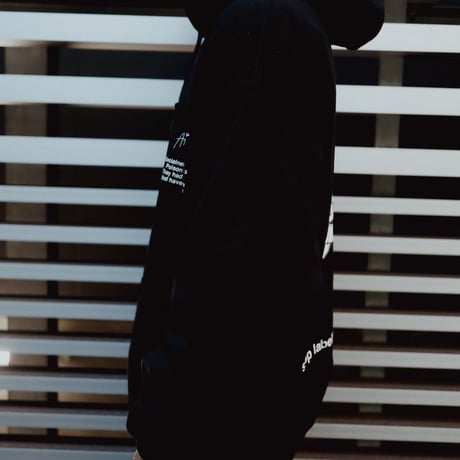 【AFYF ON GILDAN社】DARK BEAR HOODED SW [BLACK-TSUMUTSUMU]