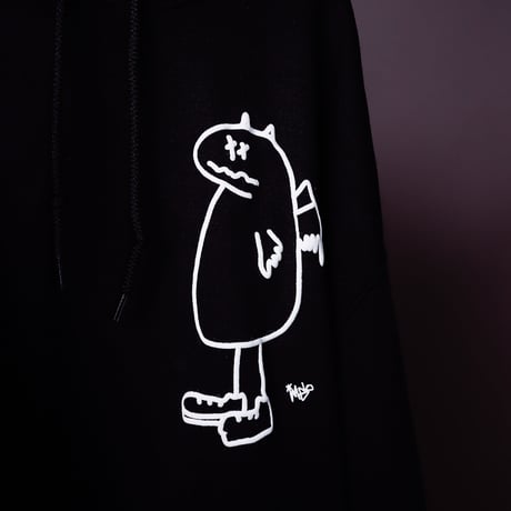 【AFYF ON GILDAN社】 SOUVENIR HOODED SW3 [BLACK-PHENOME]