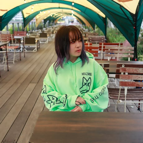 【AFYF ON GILDAN社】 SOUVENIR HOODED SW1 [MINT GRN-PEKEDOG]