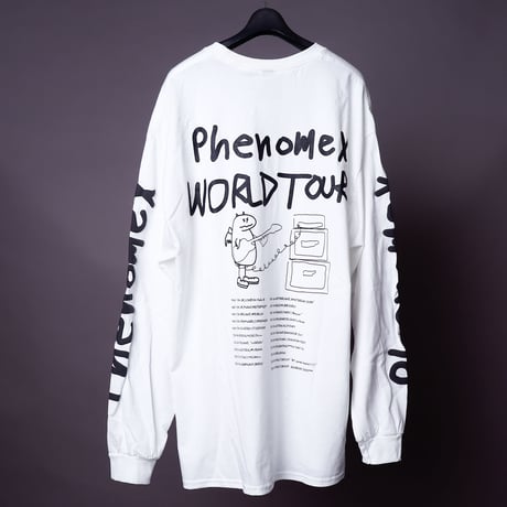 【AFYF ON GILDAN社】SOUVENIR LS T SHIRT2 [WHITE-PHENOMENON]