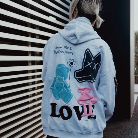 【AFYF ON GILDAN社】 SOUVENIR HOODED SW2 [ASH-3STAR]