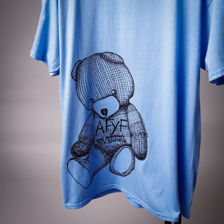 【AFYF ON GILDAN社】 RAINBOW BEAR T SHIRT [CAROLINA BLUE]