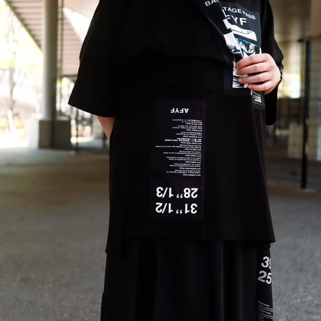 【AFYF】 KMN LIKE HUMAN PREMIUM T SHIRT [WH-DRUM]