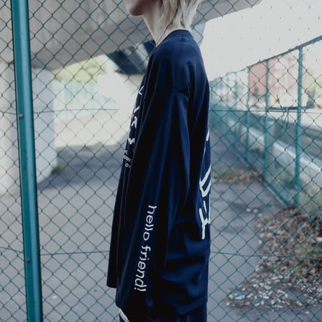 【AFYF ON GILDAN社】SOUVENIR LS T SHIRT1[BLACK-PEKEDOG]