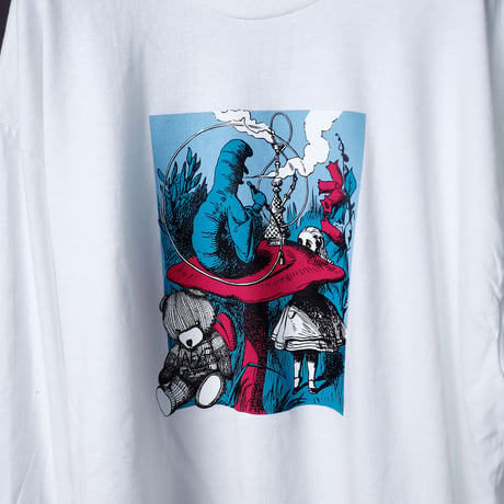 【AFYF ON GILDAN社】SOUVENIR LS T SHIRT2 [WHITE-COLOR ALICE]