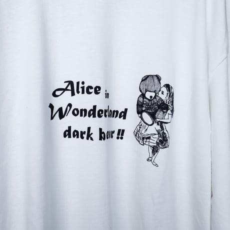 【AFYF ON GILDAN社】SOUVENIR LS T SHIRT2 [WHITE-ALICE & BEAR]