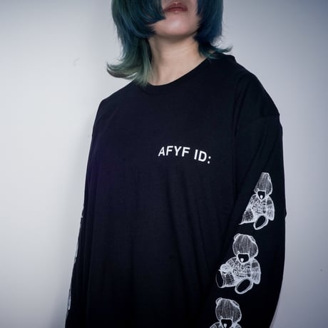 【AFYF ON GILDAN社】SOUVENIR LS T SHIRT1 [BLACK-SLEEVE BEAR]