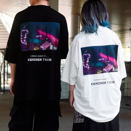 【AFYF】 KEMONERPREMIUM T SHIRT [BK-NEOSTAG]