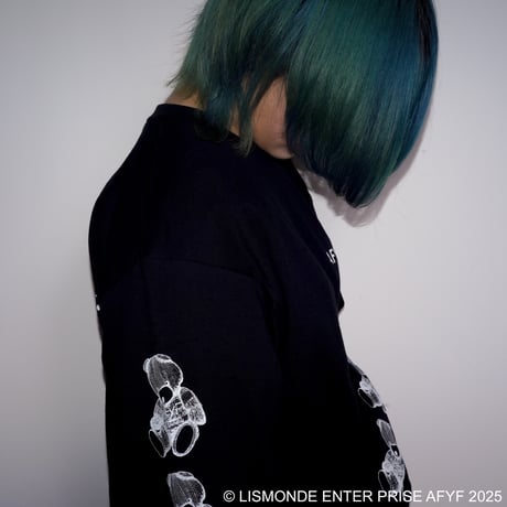 【AFYF ON GILDAN社】SOUVENIR LS T SHIRT1 [BLACK-SLEEVE BEAR]