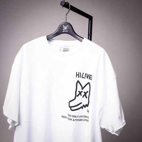 【AFYF ON GILDAN社】 SOUVENIR T SHIRT2 PEKEDOG [WHITE]