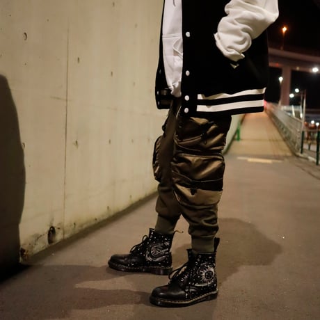 【AFYF】BASICS NRWサルエル UTILITYカーゴ [裏毛KHAKI]