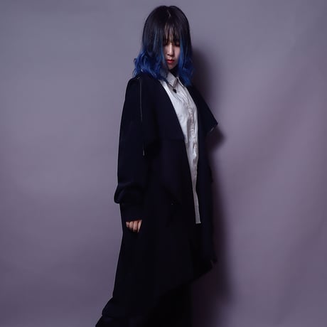 【AFYF】ASYME ZIP PARKA [150D BLK］