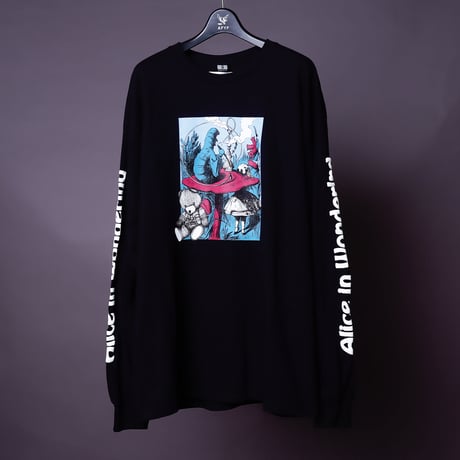 【AFYF ON GILDAN社】SOUVENIR LS T SHIRT2 [BLACK-COLOR ALICE]