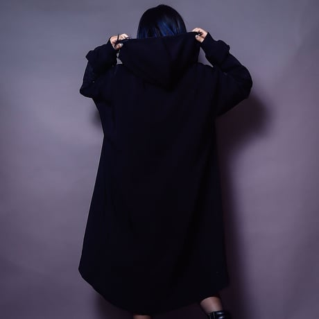【AFYF】ASYME ZIP PARKA [150D BLK］