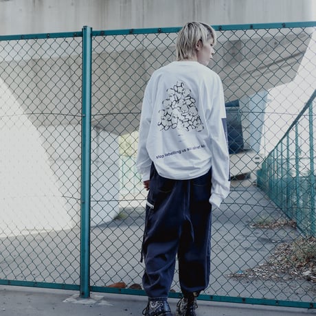 【AFYF ON GILDAN社】SOUVENIR LS T SHIRT1 [WHITE-TSUMBEAR]