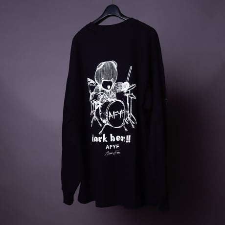 【AFYF ON GILDAN社】SOUVENIR LS T SHIRT2 [BLACK-BEAR DRUM]