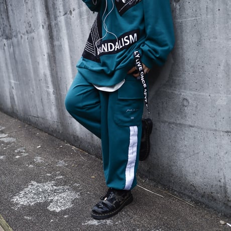 【AFYF】VANDALISMBALOON SWEAT PANT [DK GREEN]