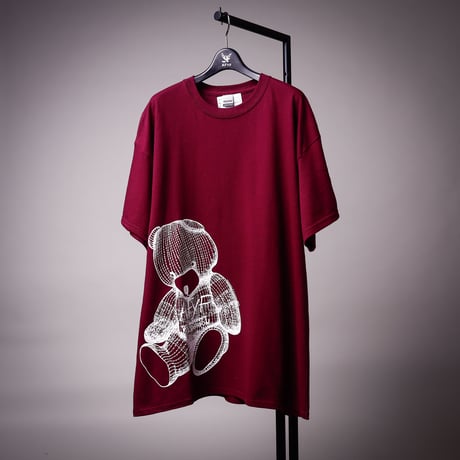 【AFYF ON GILDAN社】 RAINBOW BEAR T SHIRT [MAROON]
