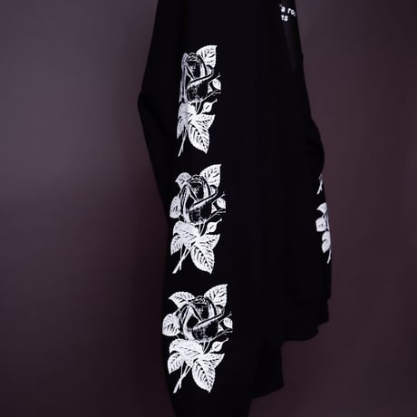 【AFYF ON GILDAN社】 SOUVENIR HOODED SW3 [BLACK-ROSE]