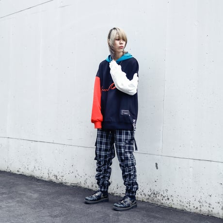 【AFYF】VANDALISMQUAD PULL PARKA [HOOD BLUE］