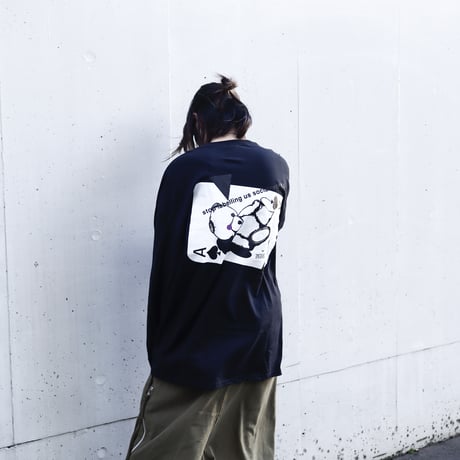 【AFYF ON GILDAN社】SOUVENIR LS T SHIRT1[BLACK-TRMPBEAR]
