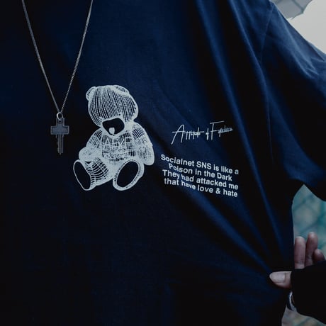 【AFYF ON GILDAN社】SOUVENIR LS T SHIRT1 [BLACK-TSUMBEAR ]