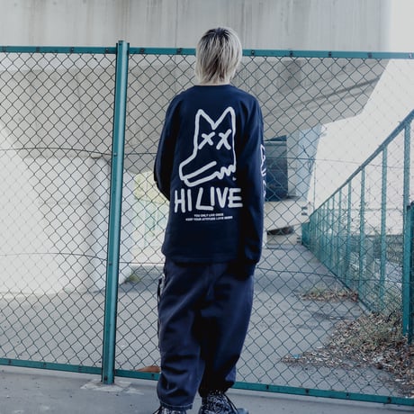 【AFYF ON GILDAN社】SOUVENIR LS T SHIRT1[BLACK-PEKEDOG]