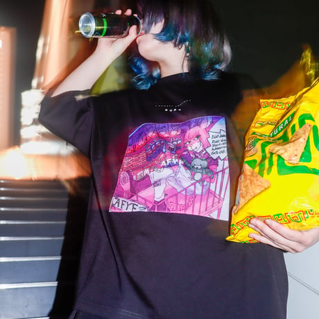 【AFYF】 KEMONERPREMIUM T SHIRT [BK-SUPERMK]