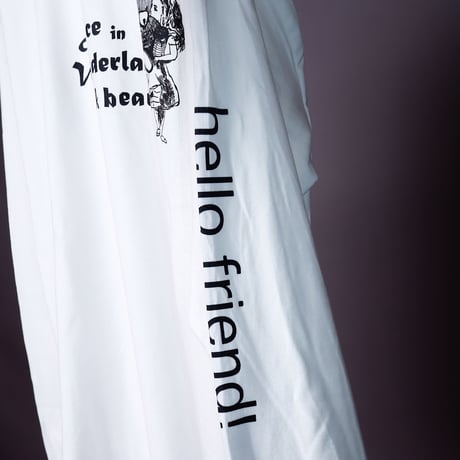 【AFYF ON GILDAN社】SOUVENIR LS T SHIRT2 [WHITE-ALICE & BEAR]